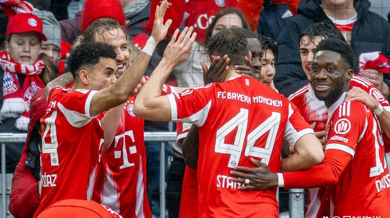 德甲焦点战拜仁3-2逆转法兰克福 豪取四连胜 凯恩28球领跑射手榜